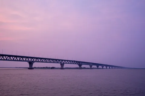 পদ্মা সেতু (জাজিরা প্রান্ত)
