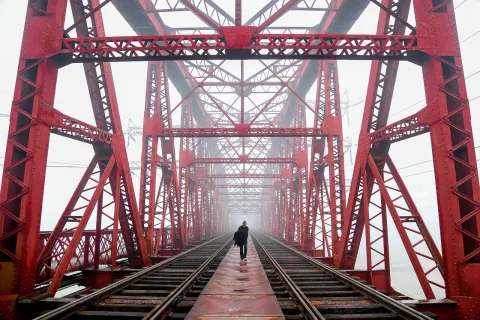 হার্ডিঞ্জ ব্রিজ ও লালন শাহ সেতু, পাকশী